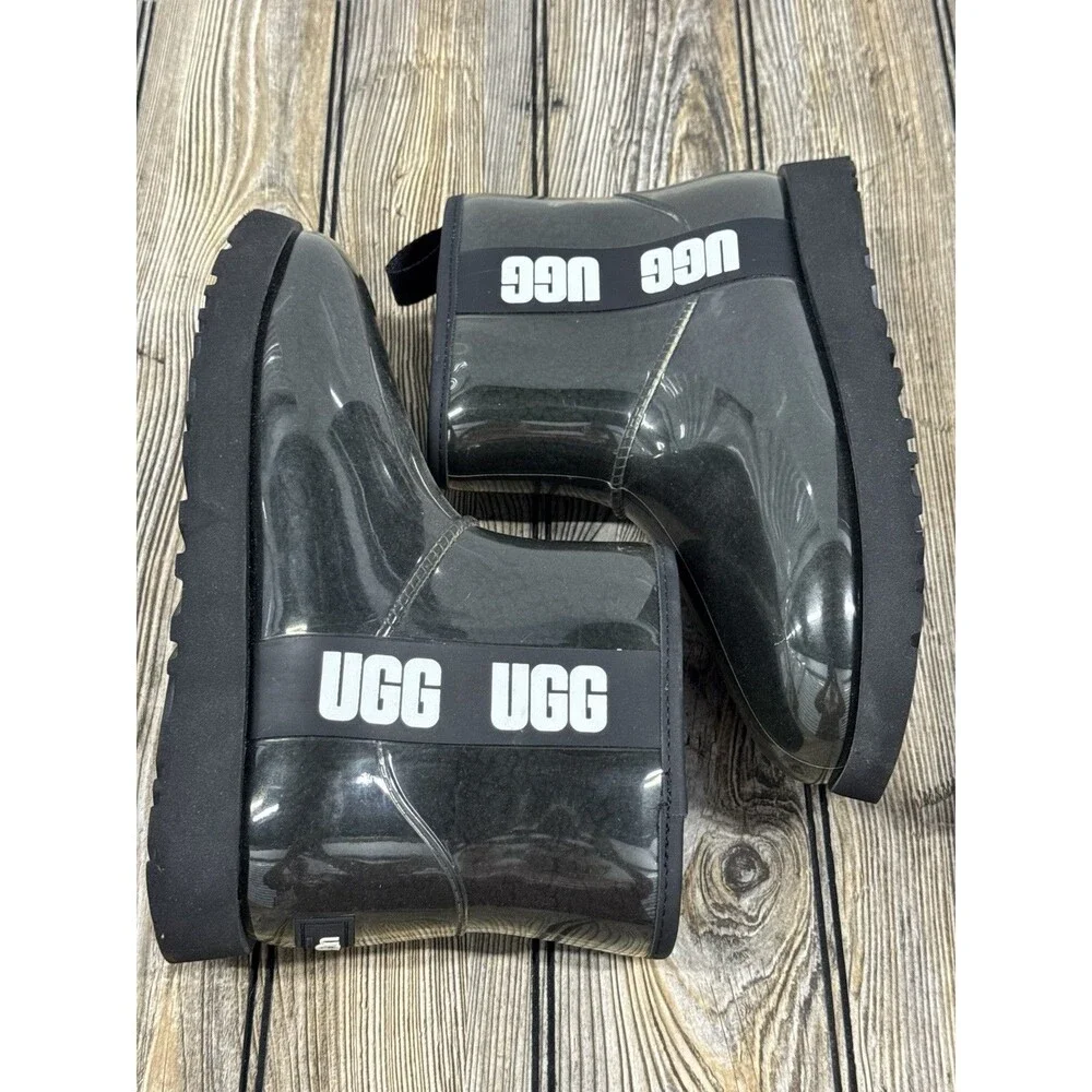 UGG Classic Clear Mini in Black SZ 9